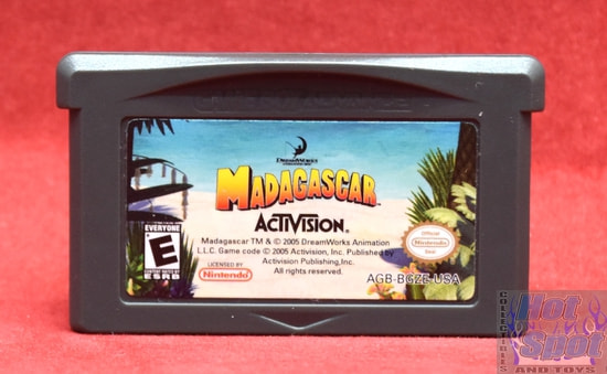 Madagascar Game Cartridge