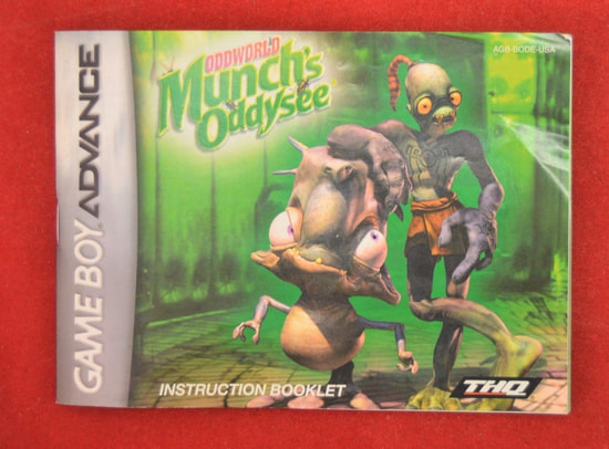 OddWorld's Munch's Oddysee Booklet