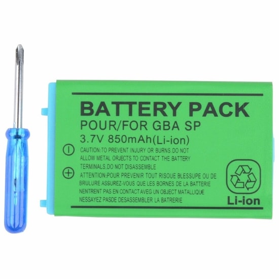 Nintendo Game Boy SP Battery Kit