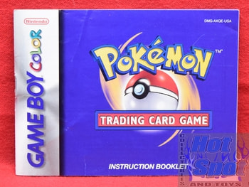 Pokemon Trading Card Game Instruction Booklet for Game Boy Color