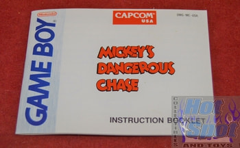 Mickey's Dangerous Chase Booklet