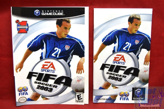 FIFA Soccer 2003 Slipcover & Booklet