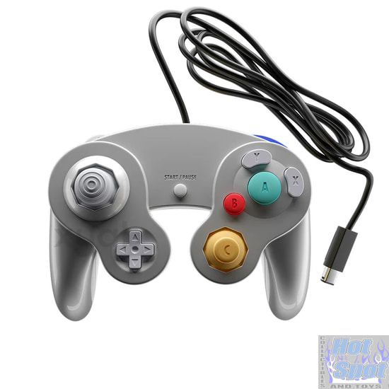 XYAB Nintendo Gamecube Wired Controller-Silver