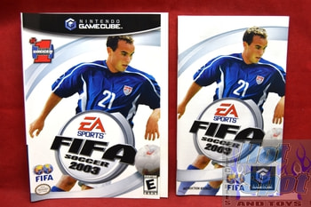 FIFA Soccer 2003 Slipcover & Booklet