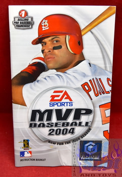 MVP Baseball 2004 Instruction Booklet ONLY