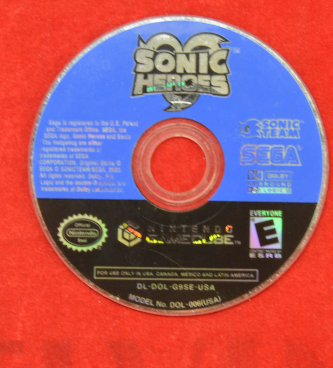 Sonic Heroes N Gamecube