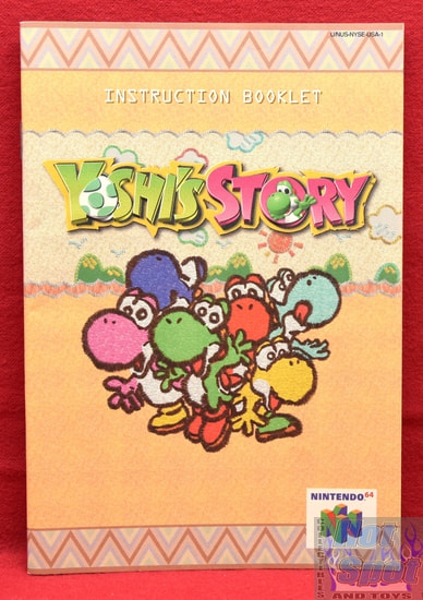 Yoshi's Story Instruction Manual Booklet