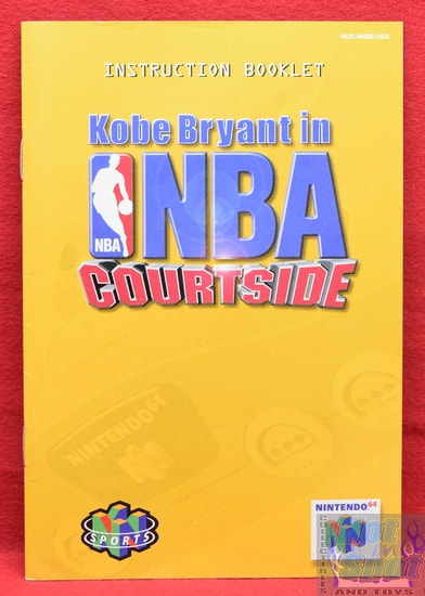 Kobe Bryant in NBA Courtside Instruction Manual