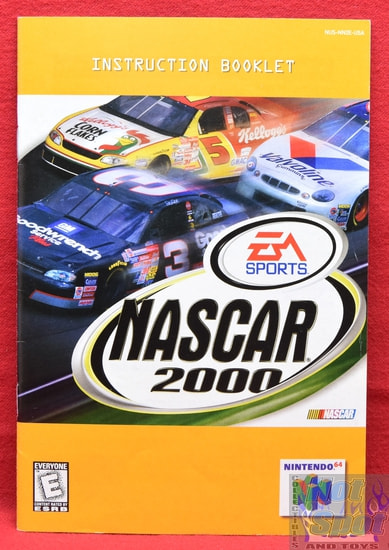 NASCAR 2000 Instruction Booklet