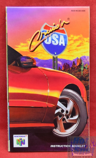 Cruis'n USA Instruction Booklet Manual