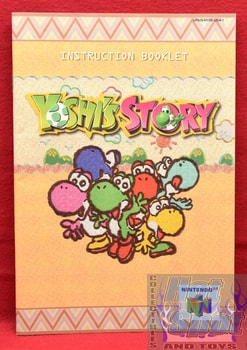 Yoshi's Story Instruction Manual Booklet