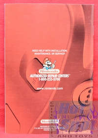 Mario Golf Instruction Manual Booklet