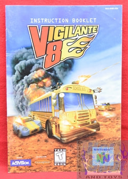 Vigilante 8 Instruction Manual Booklet