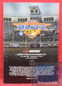 NFL Blitz 2001 Instruction Manual Booklet