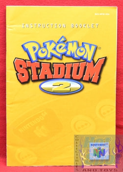Pokemon Stadium 2 Instruction Booklet Manual