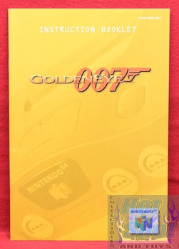 James Bond GoldenEye 007 Instruction Booklet Manual