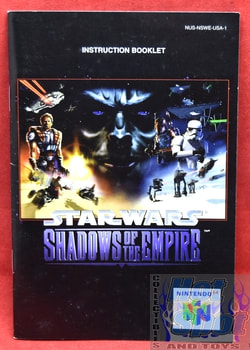 Star Wars Shadows of the Empire Instruction Booklet