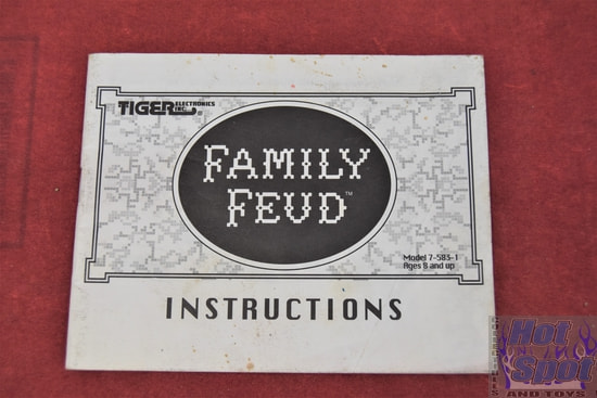 Family Feud NES Instruction Manual