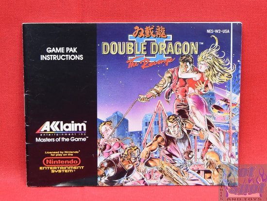 Double Dragon II 2 The Revenge Instruction Manual