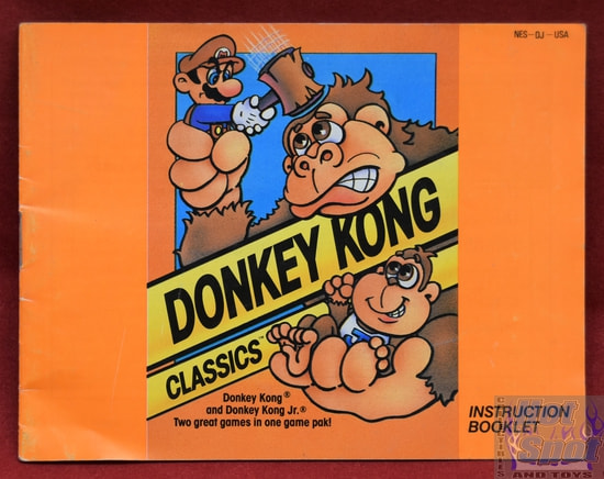 Donkey Kong Classics Instruction Booklet