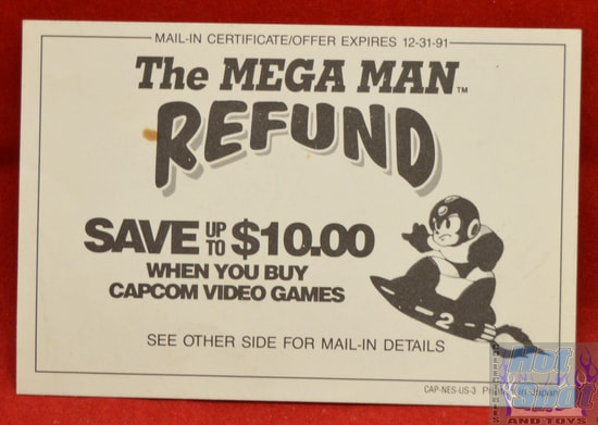 The Mega Man Refund Game INSERT ONLY