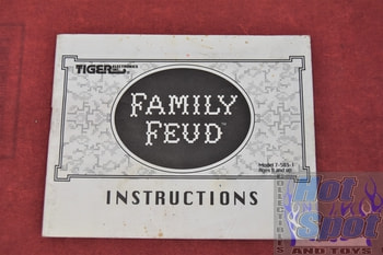 Family Feud NES Instruction Manual