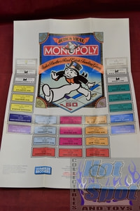 Monopoly Nintendo NES Instruction Booklet and Poster Insert