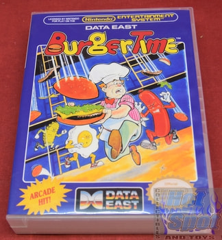 Burger Time NES Covers, Cases, and Booklets