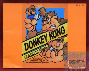 Donkey Kong Classics Instruction Booklet