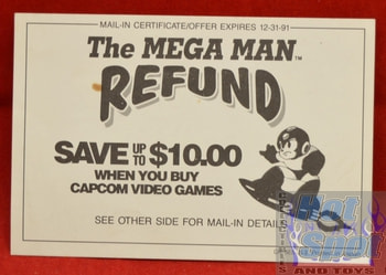 The Mega Man Refund Game INSERT ONLY