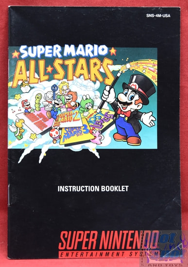 Super Mario All Stars Instruction Booklet