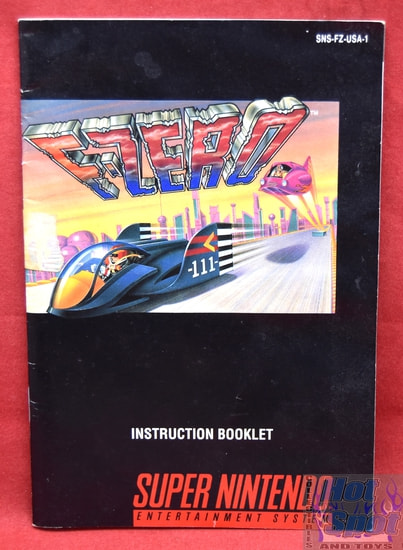 F-Zero Instruction Booklet - SNES