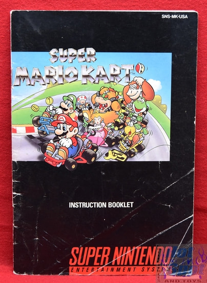 Super Mario Kart Instruction Booklet