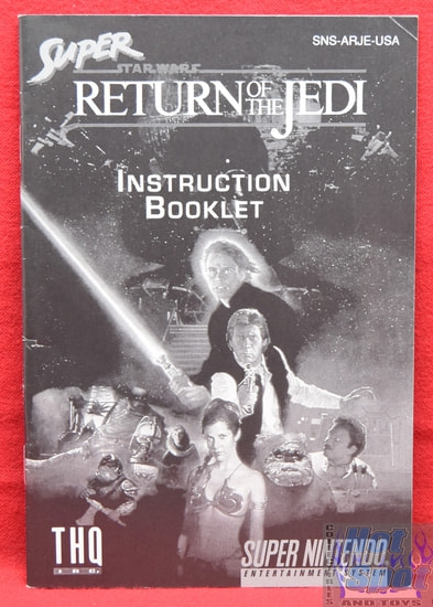 Super Return of the Jedi Instruction Booklet