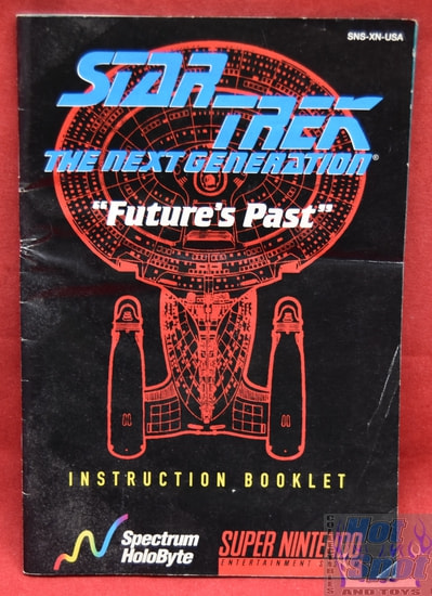 Star Trek Next Generation Future's Past booklet