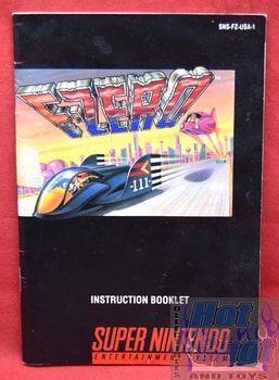 F-Zero Instruction Booklet - SNES