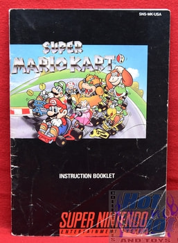 Super Mario Kart Instruction Booklet