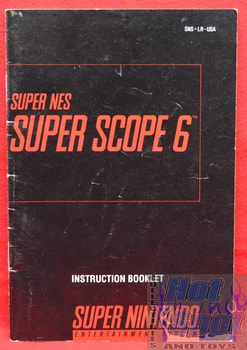 Super Scope 6 Instruction Booklet for Super NES