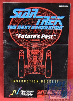 Star Trek Next Generation Future's Past booklet