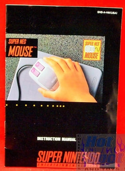 SNES Mouse Instruction Manual