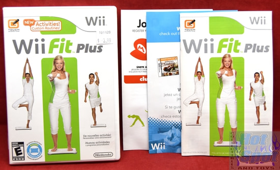 Wii Fit Plus Case, Instructions Booklet and Slip Cover