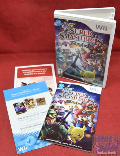 Super Smash Bros. Brawl Wii Covers, Cases, and Booklets