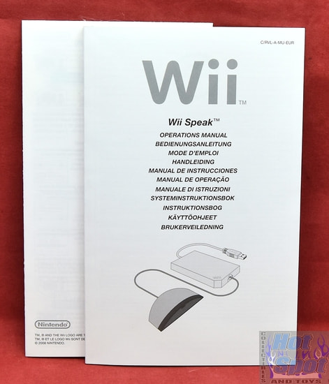 Wii Speak Operations Manual