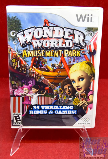 Wonder World Amusement Park Original Case & Booklet