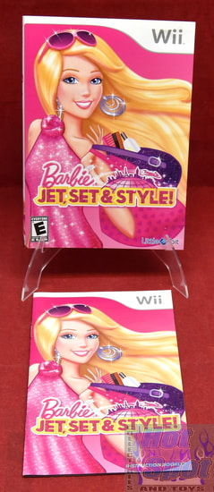 Barbie Jet, Set & Style Original Slip Cover & Booklet