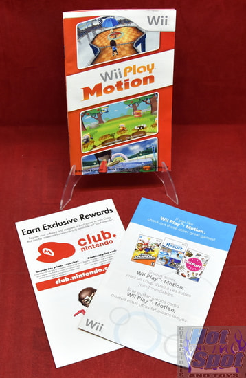 Wii Play Motion Original Booklet & Inserts