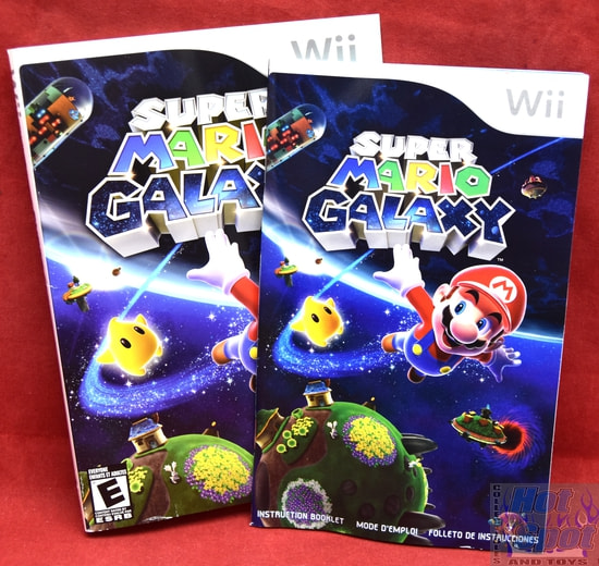 Super Mario Galaxy Slipcover, Booklets & Inserts