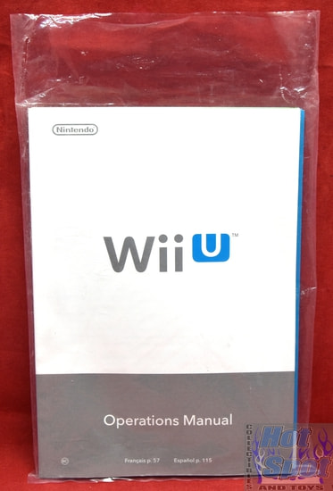 Wii U Console Operations Manual & Quick Start Guide