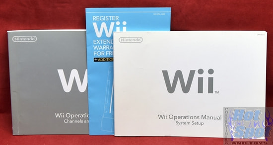 Wii Console & Remote Operations Manuals & Warranty Inserts