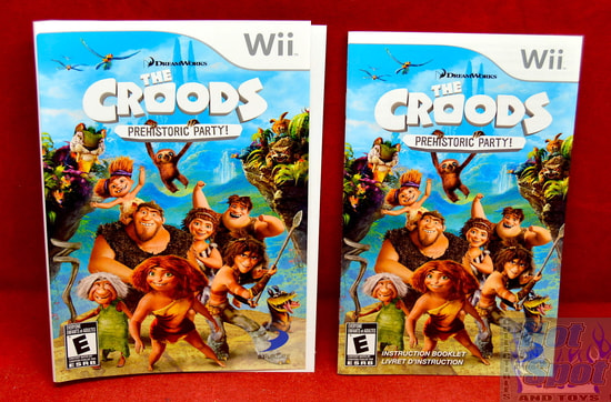 The Croods Prehistoric Party Slip Cover & Booklet